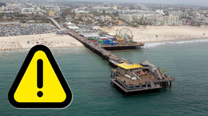 Alertan por nadar y pescar en playa Santa Mónica; es una de las más contaminadas de EU
