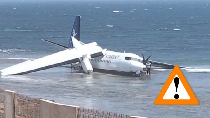 Avión con 55 pasajeros se estrella en la playa; ¿hay víctimas mortales tras el accidente?