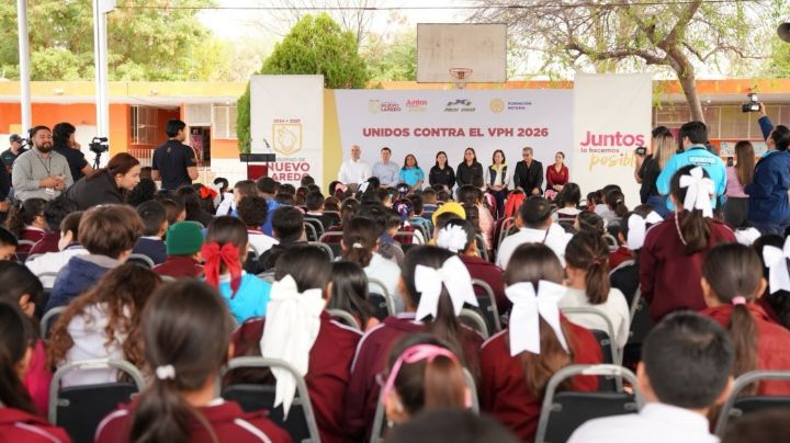 Campaña Unidos contra el VPH 2026 vacunará a 3 mil niños de Nuevo Laredo