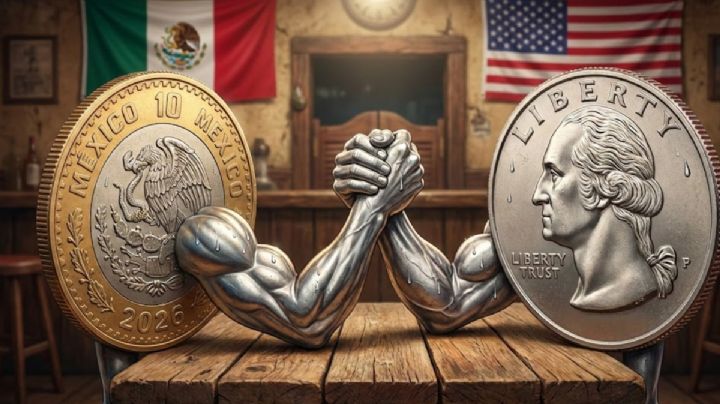 Peso mexicano y dólar, al ‘tú por tú’; tipo de cambio HOY martes 17 de febrero de 2026