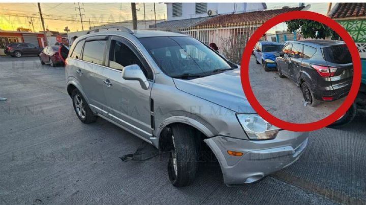 Borracha choca con 2 carros y causa destrozos en la colonia La Fe; quedó endeudada