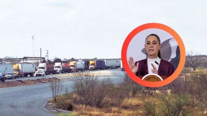 Sheinbaum explica causa del colapso en las aduanas de Reynosa y Nuevo Laredo