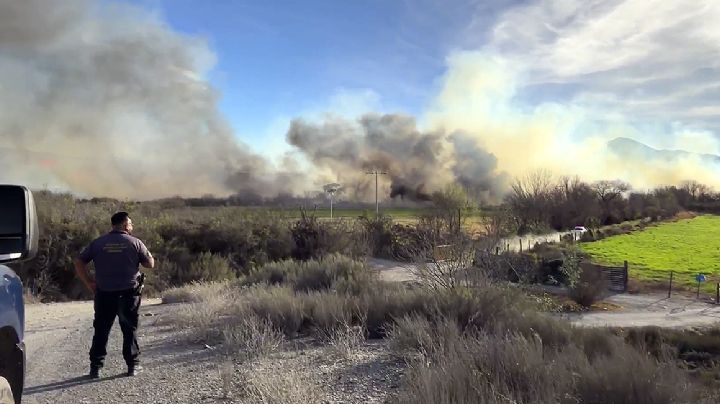 Fuerte explosión sacude Ramos Arizpe; después del estruendo se registra un incendio de gran magnitud