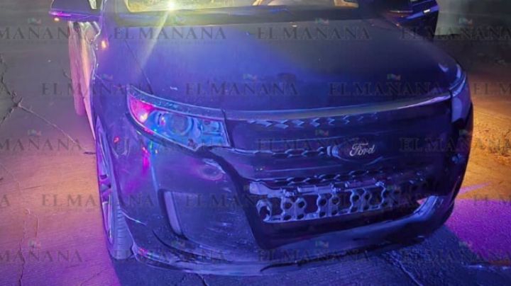 Elsa se pasa el alto en Nuevo Laredo y provoca aparatoso choque; ocupantes resultan sin lesiones