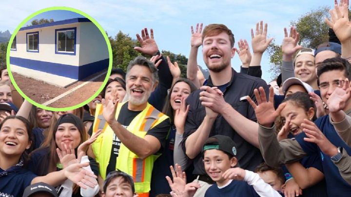 MrBeast y Eugenio Derbez llevan educación a comunidad olvidada; construyen escuela en Edomex | VIDEO
