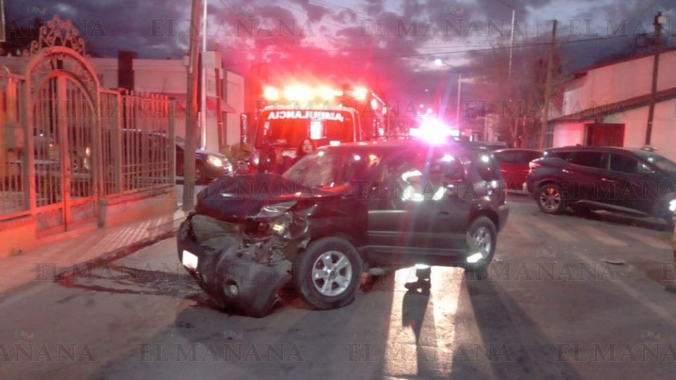 Paramédicos atendieron a los involucrados, de los cuales solo una mujer resultó lesionado