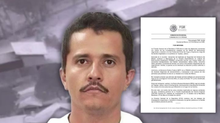 FGR identifica con pruebas genéticas el cuerpo de ‘El Mencho’ y despliega 57 investigaciones en 14 estados