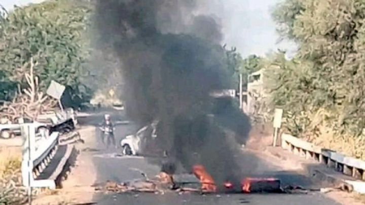 Arde Aguililla: reportan quema de vehículos en la tierra de 'El Mencho'