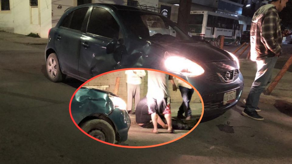 El joven se mostró hostil con los reporteros.