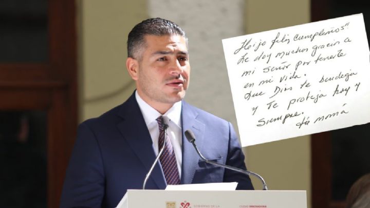 María Sorté conmueve al felicitar a su hijo Omar García Harfuch; revela foto inédita a través de redes