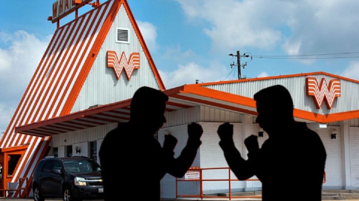 Trifulca en Whataburger de Texas; gerente golpeó a cliente con bote de basura | VIDEO