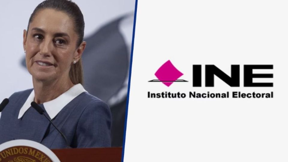 Sheinbaum explicó que la reducción del 25% no se aplicará únicamente al INE