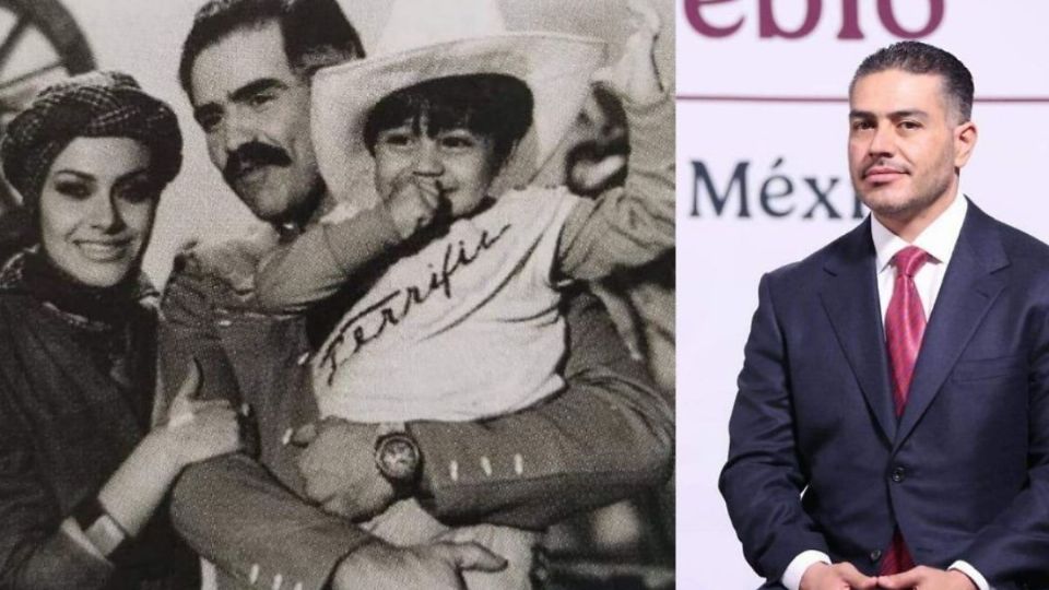 El pequeño Omar debutó frente a cámaras a los 3 años, acompañando a su madre en Televisa