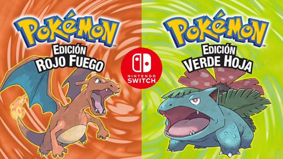 Nintendo Switch estrenará Pokemón Edición Rojo Fuego y Verde Hoja