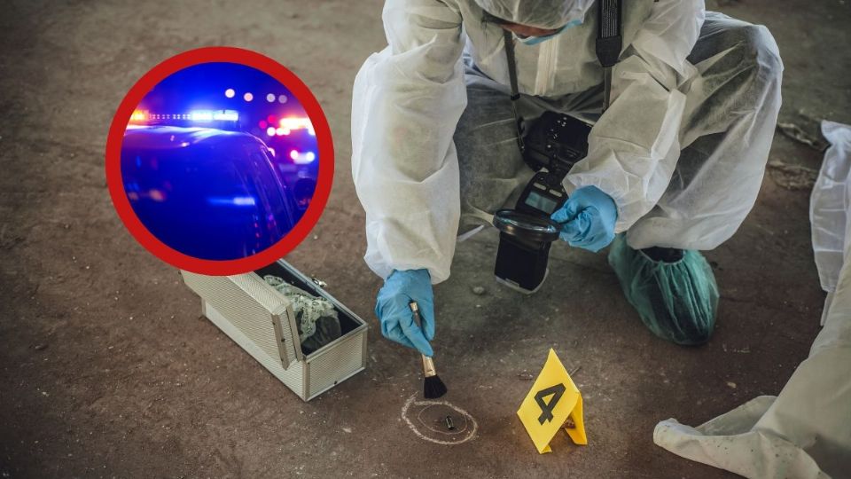 El cuerpo del joven quedó tendido sobre la calle.