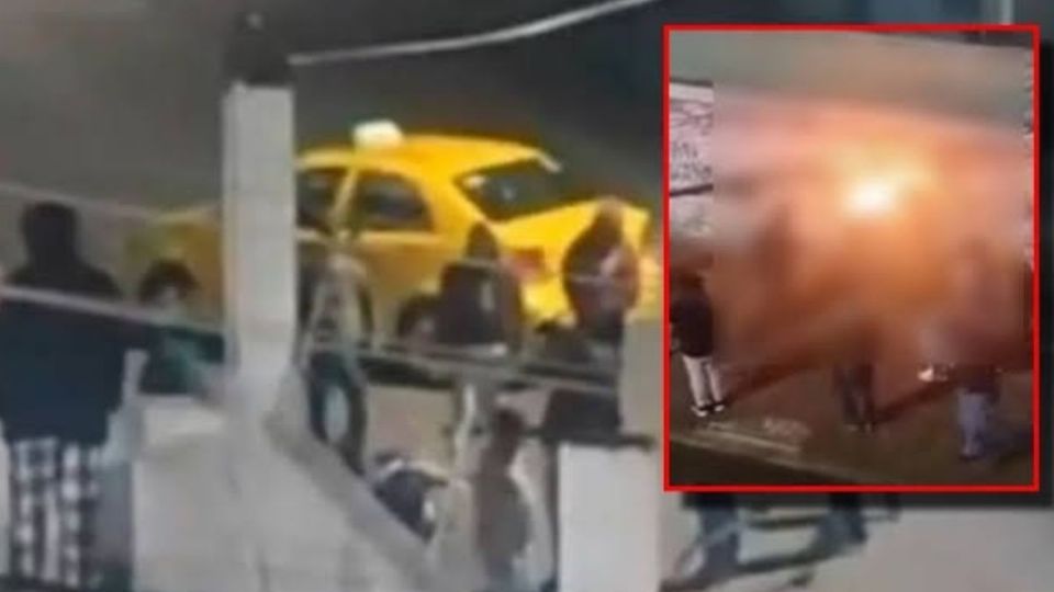 La agresión ocurrió, tras una alerta por el supuesto robo de un taxi