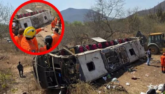 Festejo religioso termina en tragedia; tres niños mueren tras volcadura de camión con peregrinos