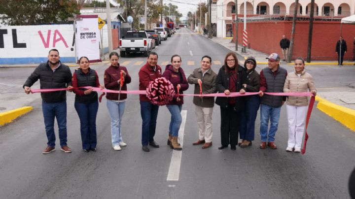 Obras de infraestructura vial transforman a Nuevo Laredo; las entregan en sector histórico de la ciudad