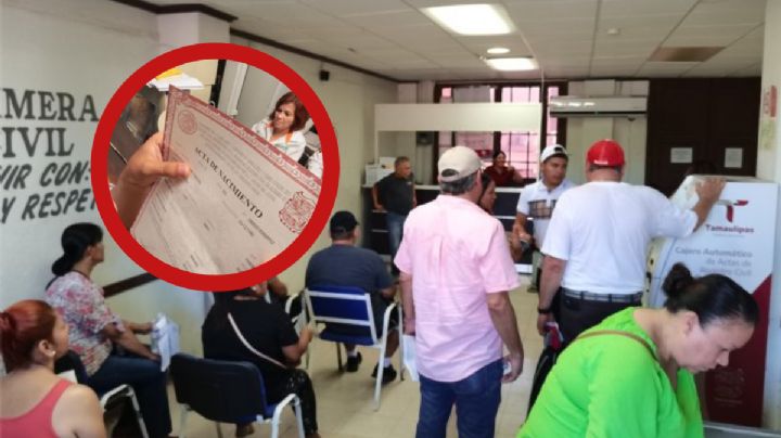 Aumentan costos de actas de nacimiento, matrimonio y otros trámites en Tamaulipas
