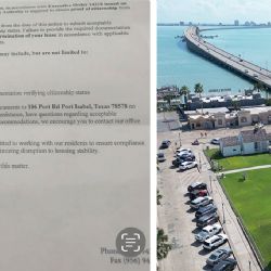 Port Isabel: mediante cartas a sus casas, piden a residentes que comprueben que son ciudadanos de EU