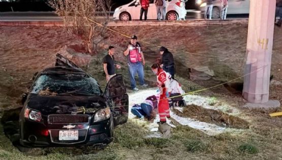 Choque múltiple en Reynosa deja 6 heridos, 2 graves; así lograron rescatarlos del caos