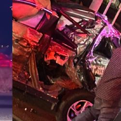 Conductor de tráiler que provocó carambola en Laredo huyó; policía lo capturó escondido en el monte