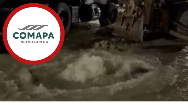 Comapa reporta fuga de agua en Nuevo Laredo; ¿qué colonias son las afectadas? | VIDEO