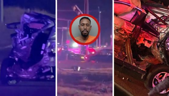 Megacarambola en Laredo deja a dos niños graves; trailero afroamericano manejaba ebrio