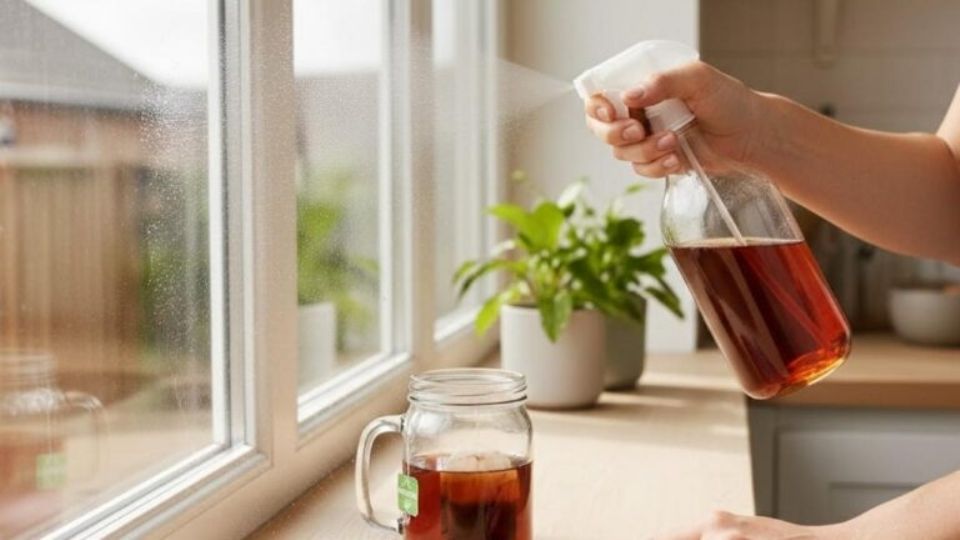 Este método ayuda a evitar marcas y a recuperar la transparencia del cristal