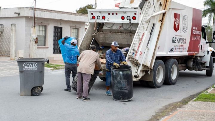 Colonias en Reynosa que tendrán recolección de basura hoy lunes 9 de febrero