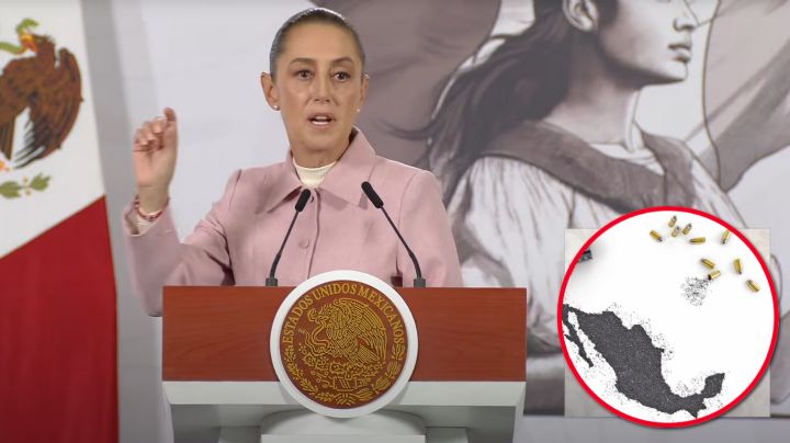 Sheinbaum pedirá explicación a EU por armas y municiones calibre 50. del Ejército que llegan al crimen organizado