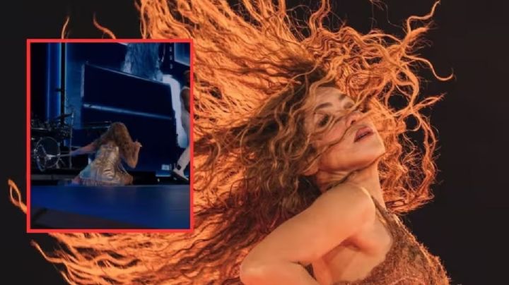 'No se preocupen, que soy de caucho': Shakira se cae en pleno concierto y sorprende con su reacción | VIDEO