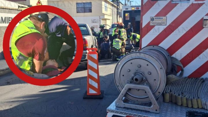 Mujer es atropellada horriblemente en Nuevo Laredo; conductor asegura no tener la culpa