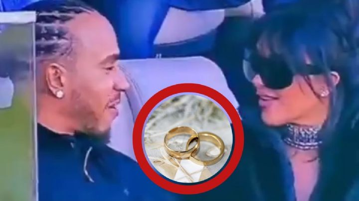 ¿Boda a la vista?: la promesa de Lewis Hamilton a Kim Kardashian en el Super Bowl