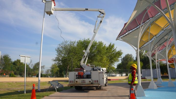 Nuevo Laredo se prepara para Semana Santa 2026; dan mantenimiento a parques y plazas