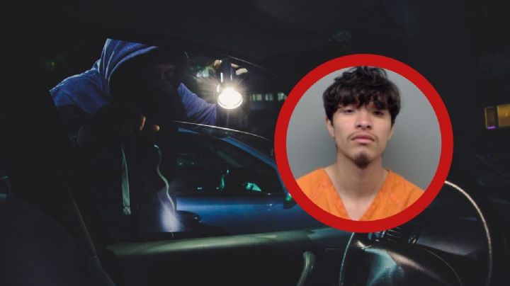 Chavito de 17 años se da gusto robando autos en el barrio La Guadalupe en Laredo; ya está tras las rejas