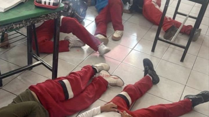 Terror en Saltillo: niños son obligados a tirarse pecho a tierra por balacera cerca de su escuela
