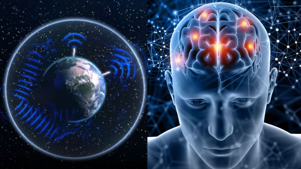 El cerebro humano podría interactuar con frecuencias electromagnéticas de la Tierra. Foto: NASA/Freepik