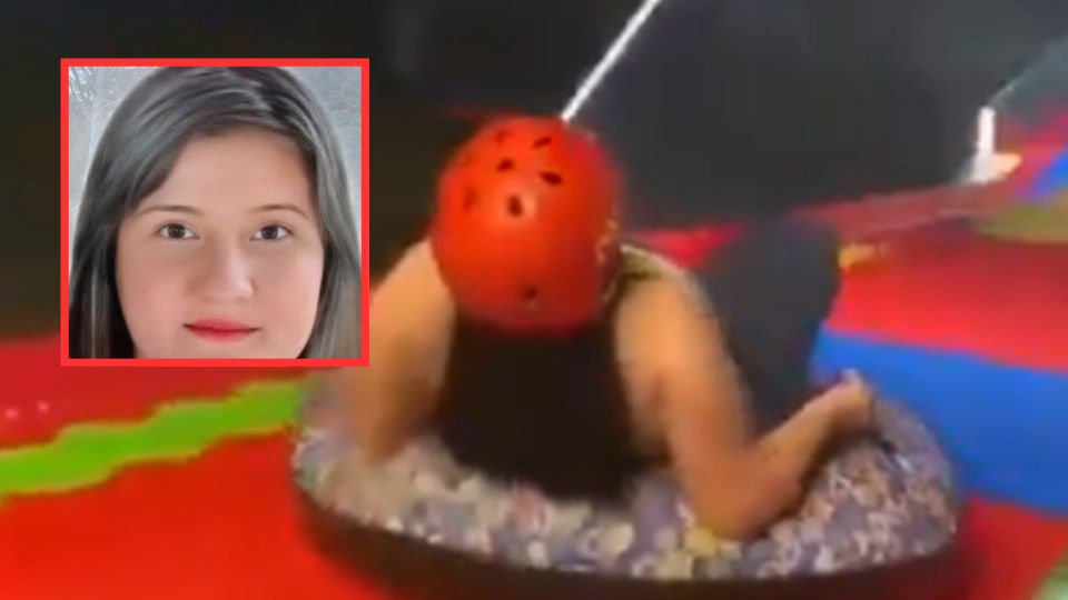 Los golpes se produjeron mientras descendía por el tobogán del centro turístico.