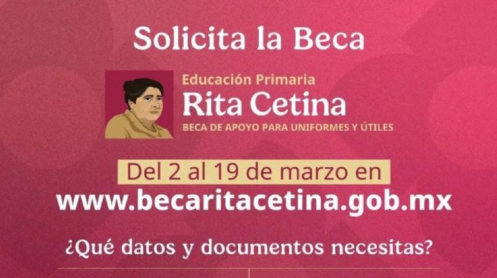 Regístrate en Becas Rita Cetina: módulo abierto este martes en Nuevo Laredo