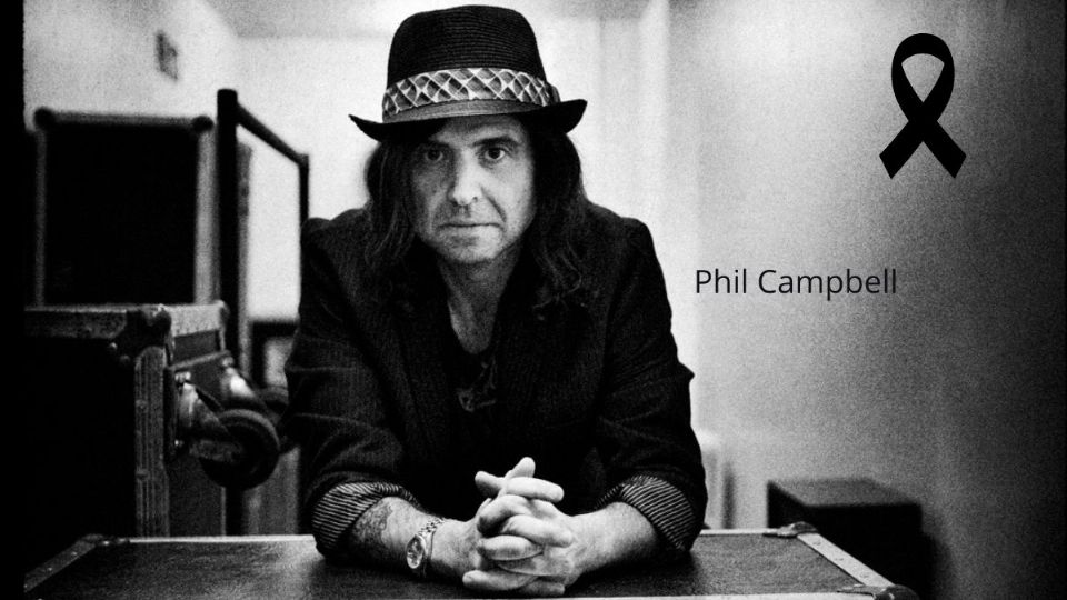 El guitarrista Phil Campbell murió tras estar en terapia intensiva.