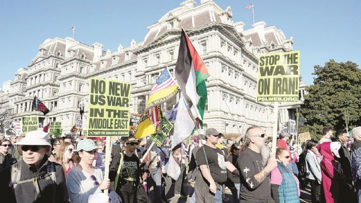 Desaprueban en Estados Unidos guerra contra Irán