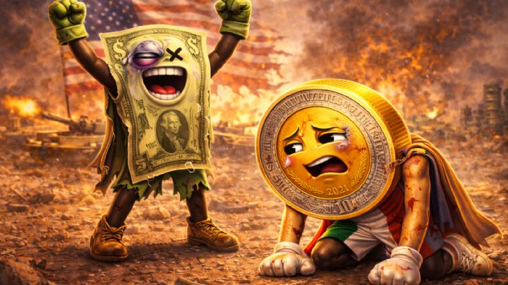 Peso mexicano cae por guerra en Medio Oriente; tipo de cambio del dólar HOY 15 de marzo del 2026