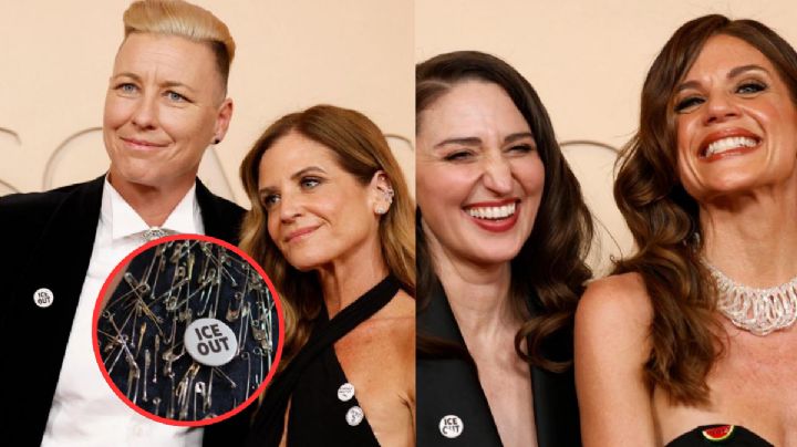 Artistas utilizan la alfombra roja de los Oscar 2026 para protestar contra ICE; esto mostraron