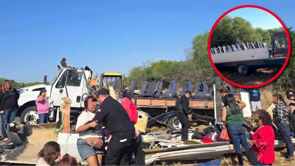 Al menos 15 pasajeros fueron trasladados a hospitales de la zona para recibir atención médica especializada