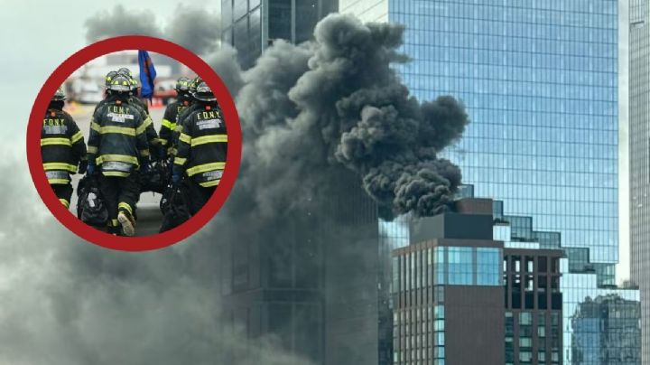 Incendio en Nueva York: arde edificio en medio de las celebraciones de San Patricio | VIDEO