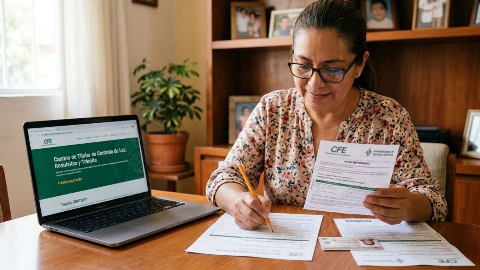 Este es el paso a paso para cambiar el nombre del titular en tu recibo de luz. Foto: IA