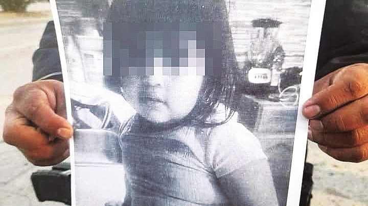 Aparece niña de dos años que estaba perdida en Nuevo Laredo