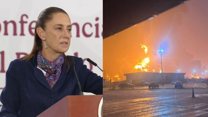 Sheinbaum confirma 5 muertos en incendio de Dos Bocas: 'fue en la parte exterior, la refinería opera al 100%'