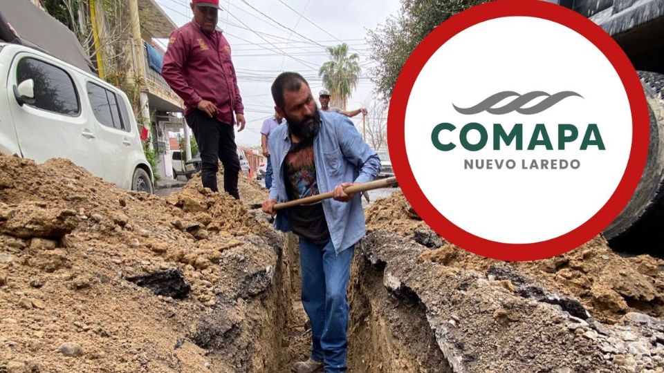 Comapa cerrará la calle Morelos HOY por cambio de línea en Nuevo Laredo; ¿se suspenderá el agua?